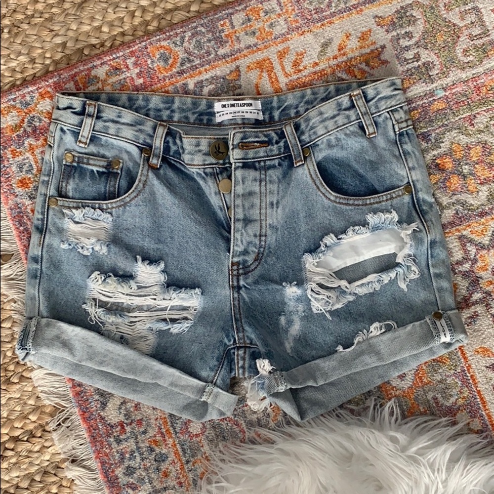 One Teaspoon Denim Shorts